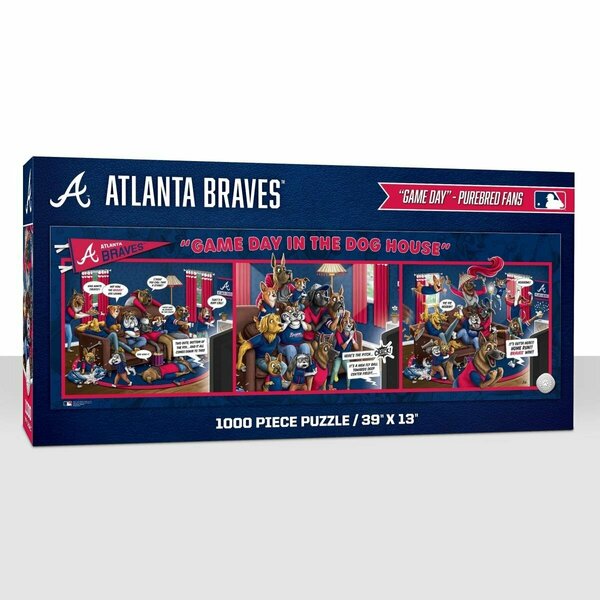 Souvenirs MLB Atlanta Braves Game Day in the Dog House Puzzle 1000 Piece SO4250480